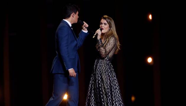 Segundo ensayo de Amaia y Alfred en Eurovisión