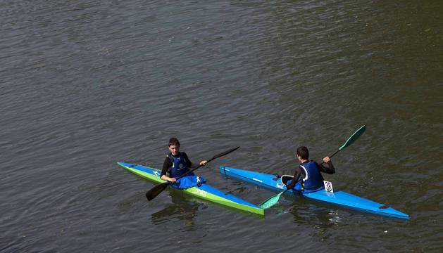 Tres clubes -dos de Pamplona y uno de Tudela- fueron los participantes en la cuarta y última jornada de los Juegos Deportivos de Navarra