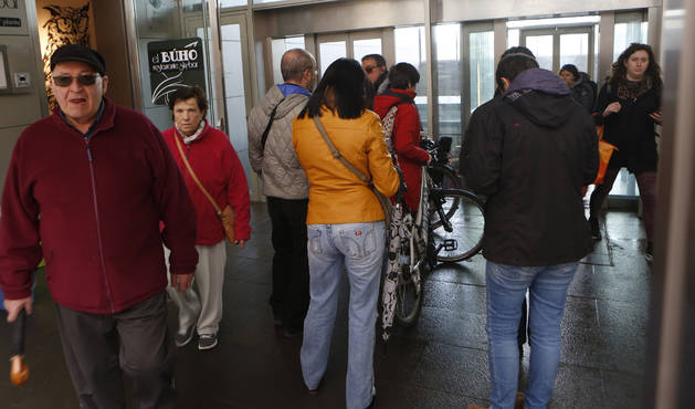 De vez en cuando, se forman colas en las que apenas hay que esperar un par de minutos.