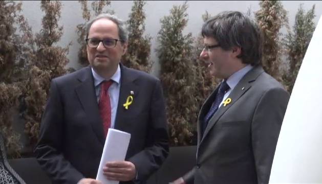 Quim Torra y Carles Puigdemont se reúnen en Berlín