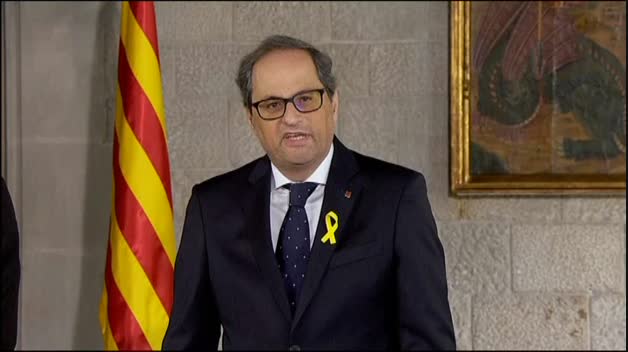 Torra promete cumplir con sus obligaciones "con fidelidad a la voluntad del pueblo de Cataluña"