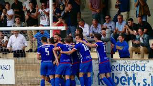 Gol del Izarra a la UE Llagostera