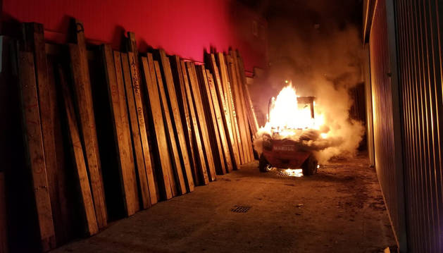 Imágenes del sabotaje en los corrales del Gas