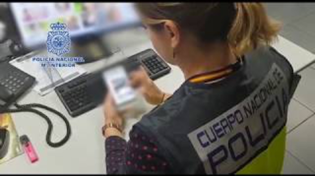 Operación de la Policía Nacional contra la pornografía infantil