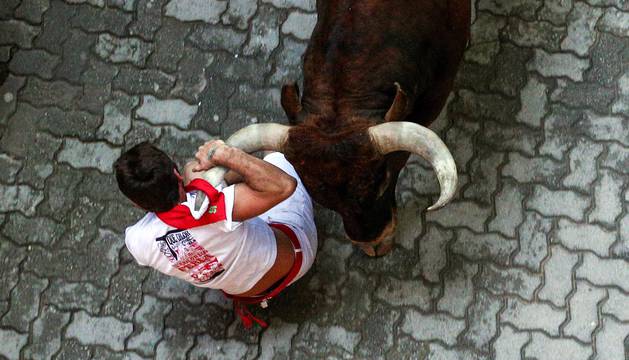 Fotos del octavo encierro de San Fermín 2018