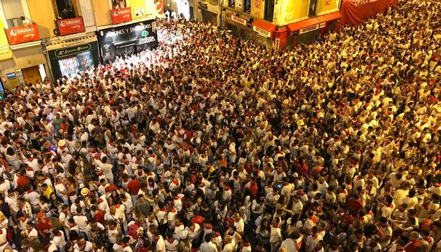 El 'Pobre de mí' de 2018 en la plaza Consistorial.