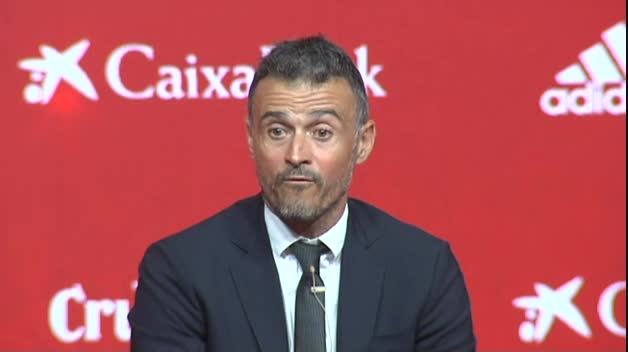 Presentación de Luis Enrique como seleccionador nacional