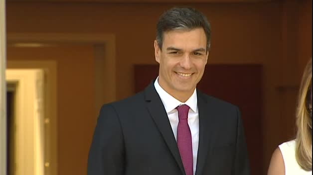 Pedro Sánchez recibe a Susana Díaz en la Moncloa