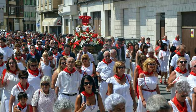 Procesión de las Santas Reliquias, el 25 de julio, durante las fiestas de San Adrián