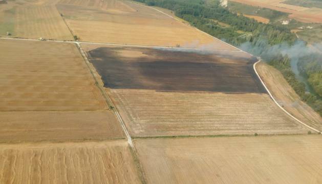 Incendios en Lumbier y Urraúl Bajo