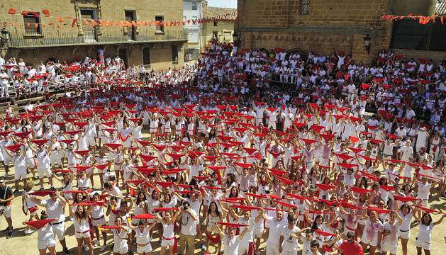 Fotos del cohete de las fiestas de Carcastillo 2018, 4 de agosto