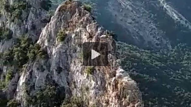 Rescate de dos escaladores en Irurtzun