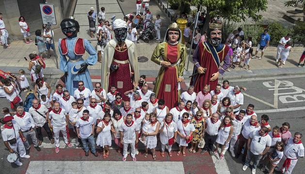 Imágenes de la noche del martes y el Día de la Merindad (miércoles) de fiestas de Estella