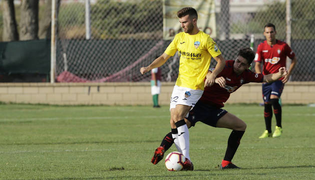 Amistoso entre Osasuna y Lleida en Marcilla