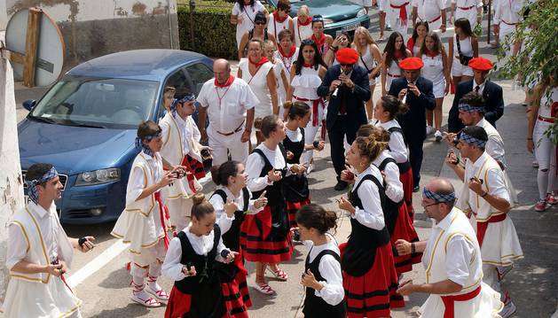 Procesión de San Roque en las fiestas de Monteagudo (16 de agosto de 2018)