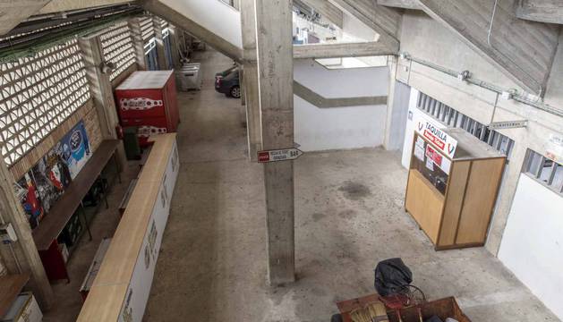 Fotos del estado en el que se encuentra El Sadar, abocado a una reforma.