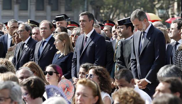 Homenaje a las víctimas de los atentados de Barcelona y Cambrils