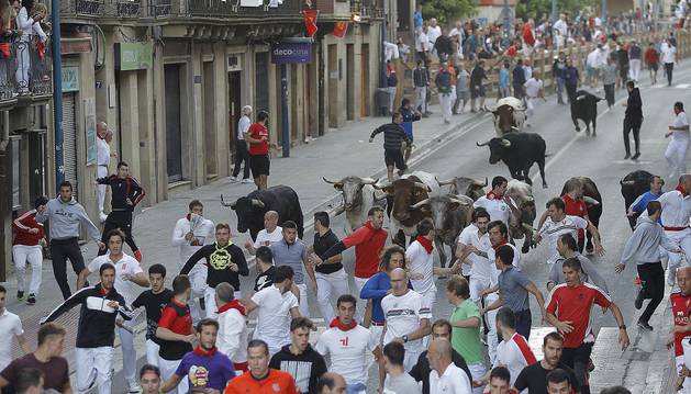 Cuarto encierro de Tafalla y quinto día de fiestas (18 de agosto de 2018)