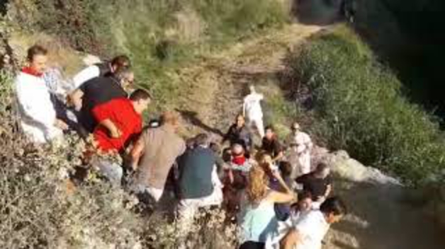 Varias vacas se escapan en el último encierro del Pilón