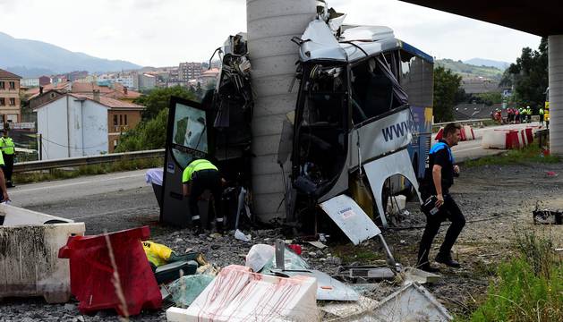 Accidente mortal en Avilés
