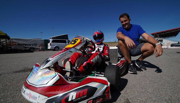 Javier y José Manuel Lara en Los Arcos