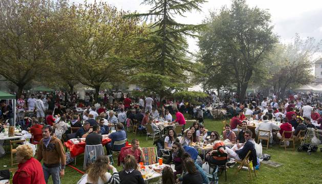Día de la costillada en fiestas de Villava