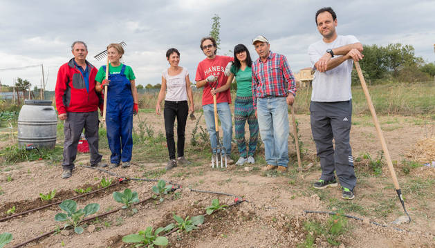 De izda. a dcha., Antonio Alfaro Hernández, Elena Moreno Resano, Claire Dupouy, Pachi Uche Arellano, Chus Díez Fernández, Blas Martínez Lorente y Jesús Javier Berrueta González.
