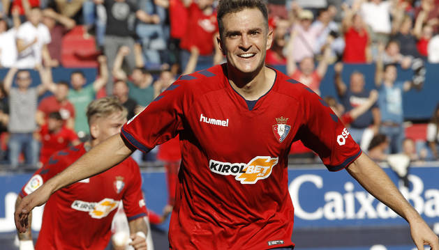 Juan Villar, en el partido Osasuna-Córdoba