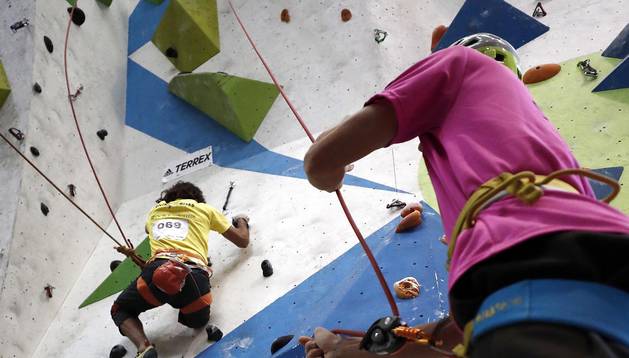 Campeonato de España de Paraescalada celebrado en Berrioplano