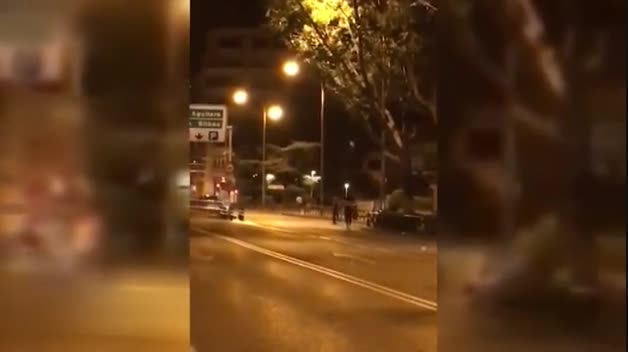 Se busca en Madrid a un conductor temerario