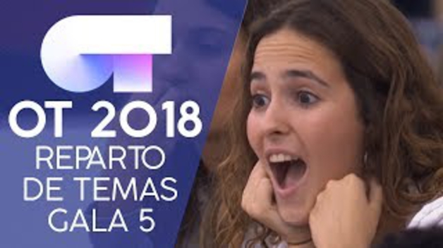 Reparto de temas de la gala 5 de 'OT 2018': Natalia Lacunza cantará con Julia 'Pienso en tu mirá', de Rosalía