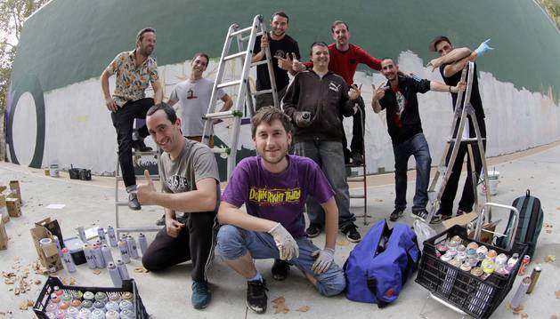 Blast, Conse III, Boso 24, Pare, Cron, Renod, Corte y Unfit, junto con Josu Zapata y Aitor Delgado, son los protagonistas de esta iniciativa.