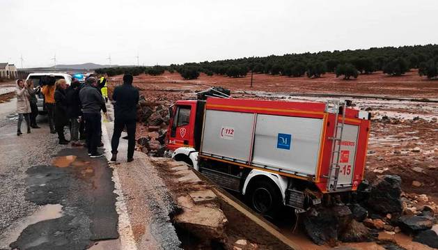 La gota fría provoca inundaciones en Málaga