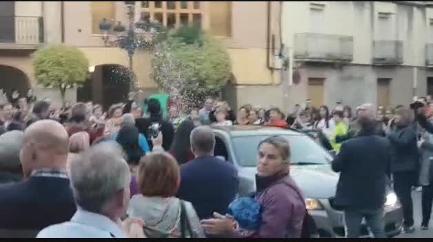 Recepción a Mikel Azcona