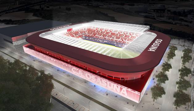Proyecto de reforma de El Sadar - 'Muro rojo. OFS. VDR'