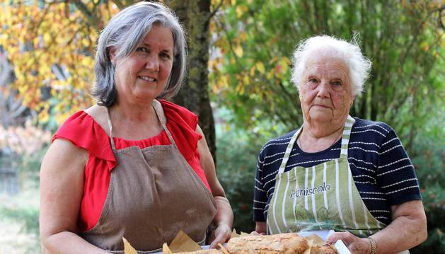 María Jesús Iriarte y sus tortas de txantxigorri