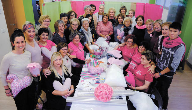 Foto de grupo de las mujeres que participaron