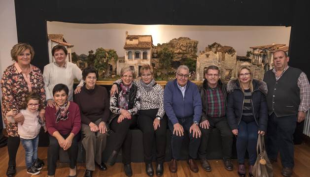 La Asociación de Belenistas de Tierra Estella muestra el fruto de un año de trabajo en la casa de cultura Fray Diego
