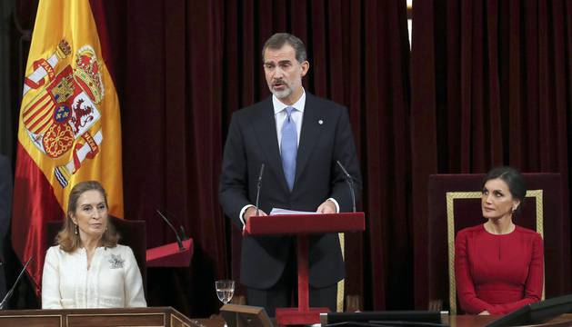 Los Reyes y las infantas, en el Aniversario de la Constitución