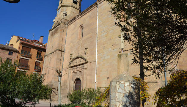 Foto de los presupuestos de 2019 contemplan una partida de 3.000 € para el pórtico de la iglesia de San Miguel.