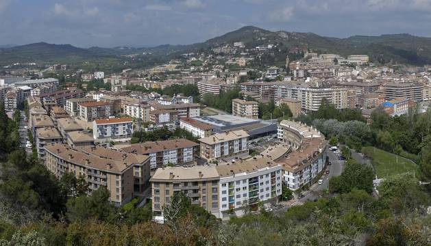 Otra vista de Estella, en este caso de zonas residenciales de más reciente creación como el Sector B, en el que se localizan parte de las calles sobre las que informa el artículo.