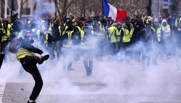 Protestas de los 'chalecos amarillos' en París