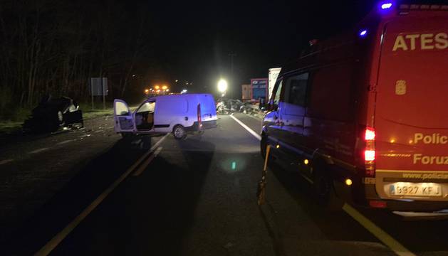 Accidente mortal en la N-121-A en Santesteban