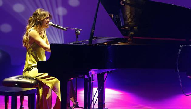Amaia Romero en los III Premios Navarra Televisión