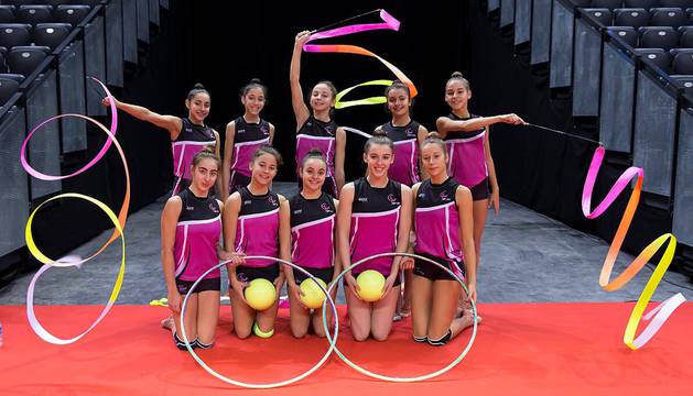 Equipos participantes en el Campeonato de España de Gimnasía Rítmica conjuntos 2018