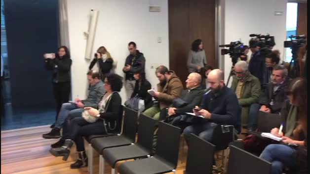 Rueda de prensa de Podemos Orain Bai sobre la expulsión de tres parlamentarios