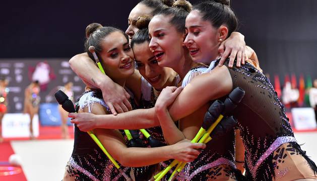 Lagunak, en el Campeonato de España de gimnasia rítmica por conjuntos