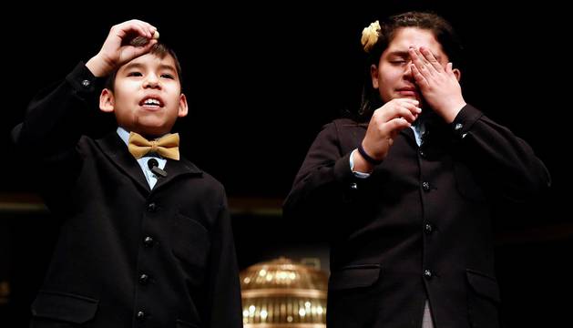 Todas las fotos del sorteo de Lotería de Navidad 2018, celebrado en el Teatro Real