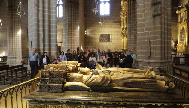 Catalina de Foix y Juan de Albret fueron los últimos reyes coronados en la Catedral de Pamplona.