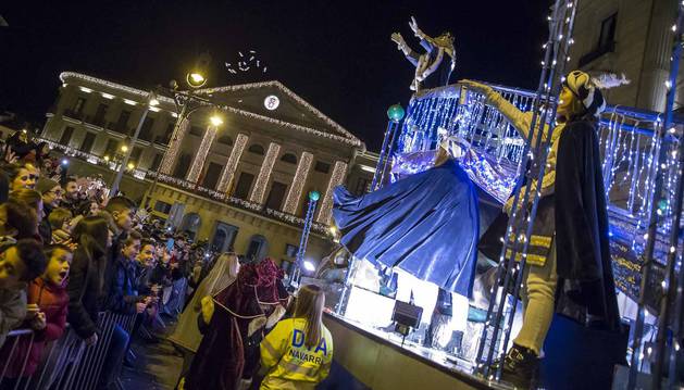 Cabalgata de los Reyes Magos en Pamplona